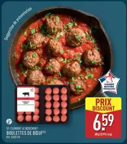 ALDI BOULETTES DE BŒUF offre