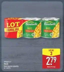 ALDI BONDUELLE Maïs offre