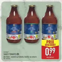 ALDI CUCINA SAUCE TOMATES offre