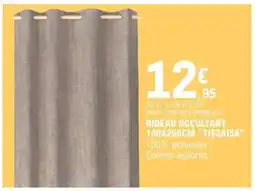 E.Leclerc RIDEAU OCCULTANT 140X260CM “TISSAISA” offre