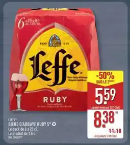 ALDI BIÈRE D'ABBAYE RUBY 5° offre