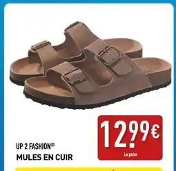ALDI UP 2 FASHION MULES EN CUIR offre
