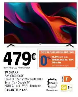 E.Leclerc TV SHARP offre