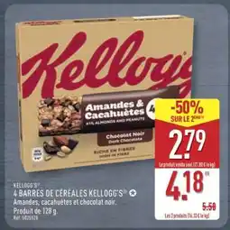 ALDI KELLOGG'S 4 BARRES DE CÉRÉALES offre