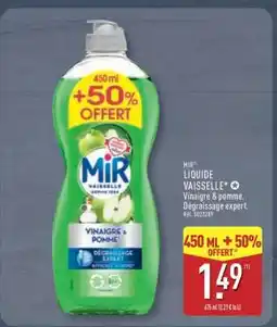 ALDI MIR Liquide vaisselle offre
