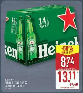 HEINEKEN BIÈRE BLONDE 5°