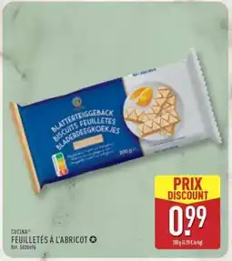 ALDI FEUILLETÉS À L'ABRICOT offre