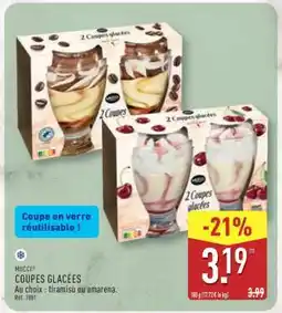 ALDI MUCCI COUPES GLACÉES offre