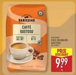 ALDI BARISSIMO CAFÉ EN GRAINS GUSTOSO offre