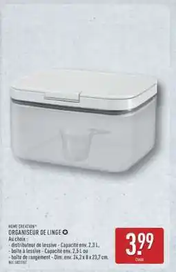 ALDI ORGANISEUR DE LINGE offre