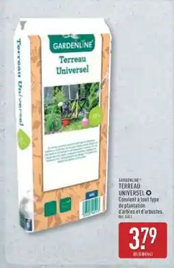 ALDI GARDENLINE TERREAU UNIVERSEL offre