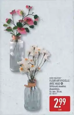 ALDI Fleur artificielle avec vase offre