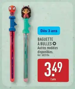 ALDI BAGUETTE À BULLES offre
