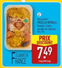 ALDI DAYLICIOUS PAËLLA ROYALE offre