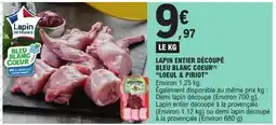 E.Leclerc Lapin Entier Découpé Bleu Blanc Coeur Loëul & Piriot offre