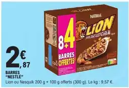 E.Leclerc Barres Nestlé offre