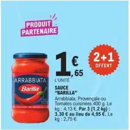 E.Leclerc SAUCE BARILLA offre