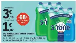E.Leclerc Eau Minérale Naturelle Gazeuse St Yorre offre