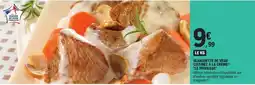 E.Leclerc BLANQUETTE DE VEAU CUISINÉE À LA CRÈME 'LE PRIVILÈGE' offre