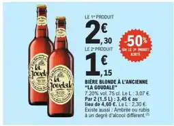 E.Leclerc Bière Blonde à l'Ancienne 'La Goudale' offre