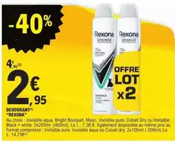 E.Leclerc DEODORANT REXONA offre