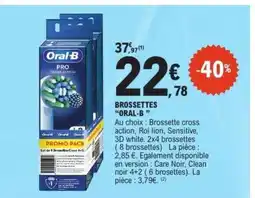 E.Leclerc Brossettes Oral B offre