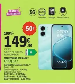 E.Leclerc SMARTPHONE OPPO A6X offre