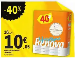 E.Leclerc Papier hygiénique RENOVA offre
