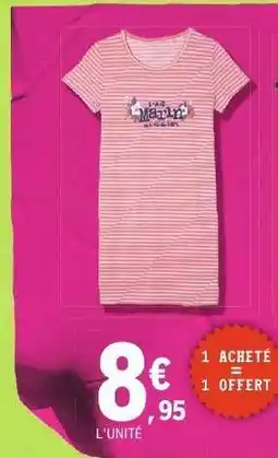 E.Leclerc Robe rayée offre