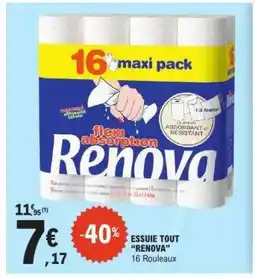 E.Leclerc ESSUIE-TOUT “RENOVA” offre