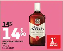 Auchan Whisky Ballantine's Finest offre