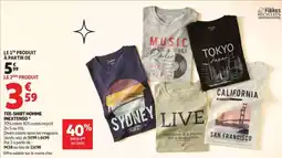 Auchan Tee-Shirt Homme Inextenso offre