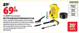 Auchan NETTOYEUR HAUTE PRESSION K2 CAR offre