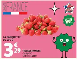 Auchan Fraises Rondes offre
