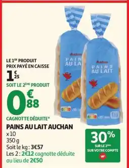 Auchan Pains Au Lait Auchan offre