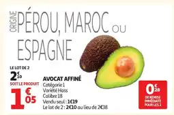 Auchan AVOCAT AFFINE offre