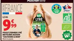 Auchan Poulet Fermier Lyré Bio offre