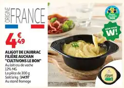 Auchan Aligot De L'aubrac offre