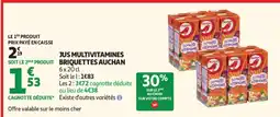 Auchan JUS MULTIVITAMINES BRIQUETTES AUCHAN offre