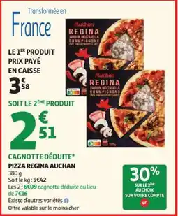Auchan Pizza Régina Auchan offre