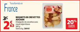 Auchan BEIGNETS DE CREVETTES AUCHAN offre