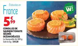 Auchan COROLLES DE SAUMON TOMATE SÉCHÉE OCÉAN DÉLICES offre
