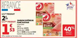 Auchan Jambon Supérieur Fumé Auchan offre