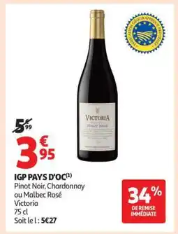 Auchan Igp Pays D'oc offre