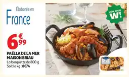 Auchan Paëlla de la mer MAISON BRIAU offre