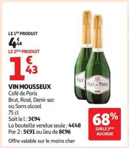 Auchan Vin Mousseux offre