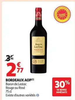Auchan Bordeaux Aop offre
