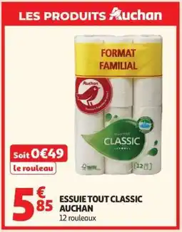 Auchan ESSUIE TOUT CLASSIC AUCHAN offre