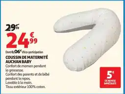 Auchan Coussin De Maternité Auchan Baby offre