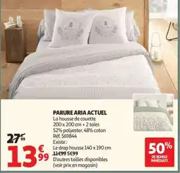 Auchan PARURE ARIA ACTUEL offre